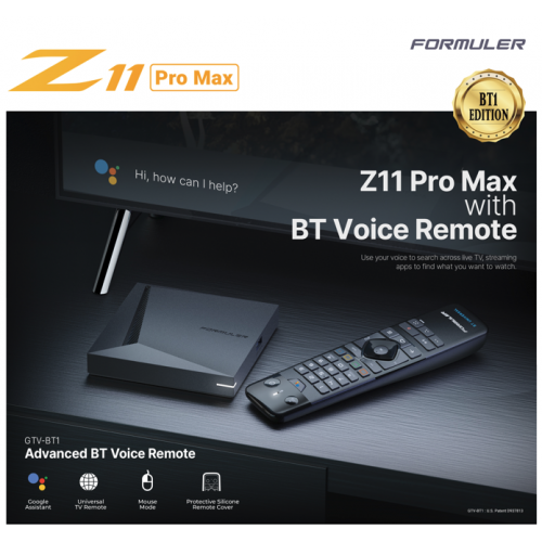FORMULER Z11 Pro MAX BT1 Edition. bluetooth remote control - Best buy!